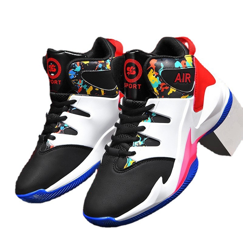 Men's basketball shoes, breathable and non slip outdoor sports shoes, walking and running basketball shoes Free shipping