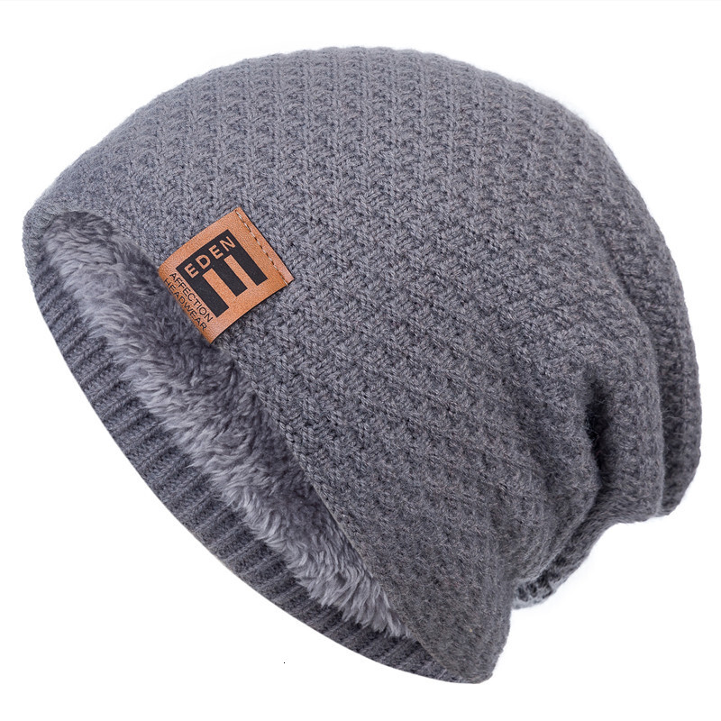 High quality design, men and women Autumn/Winter Knitted with Plush Ear Protection Woolen Thickened Pullover Hip Hop Hat