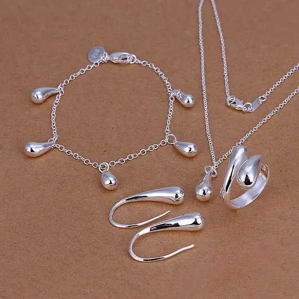 925 sterling silver SE model Vntines Day gift necklace bracelet earrings fashion jewelry set X241106