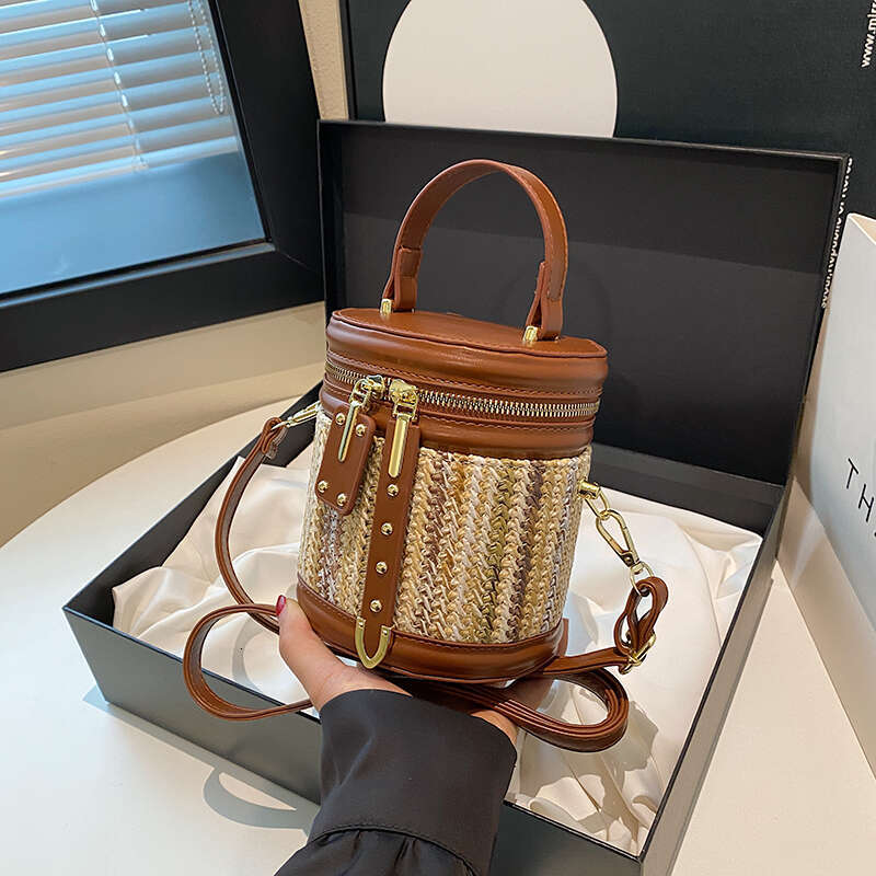 Designer Bag Bag Han Is A High-End Sense Of Multi-Purpose Bucket Bag Summer 2024 New Design Cross-Body Bag Ladies Handbag