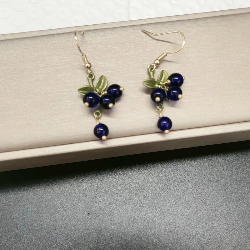 Vintage Forest Plant Series Bracelet Leaves Pearl Beads Multi Color Bracelet Necklace Earring Set Women 241106