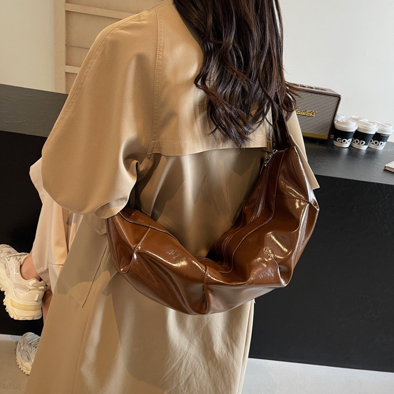 Simple Large Capacity For Bags Handbags Women Trendy And Fashionable Dumpling With High-end Feel, Single Shoulder Diagonal Cross Bag Designer