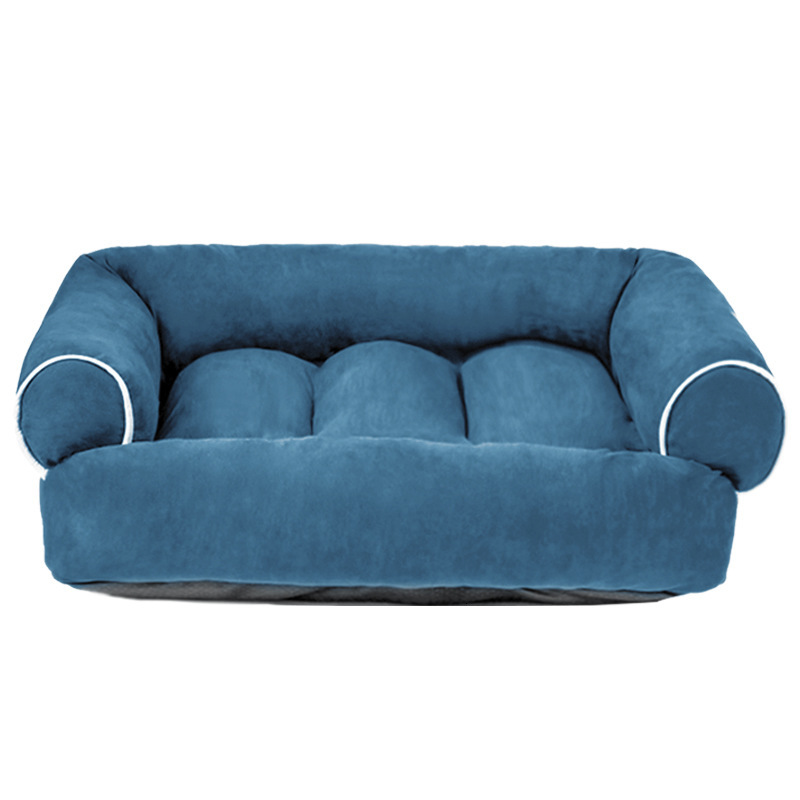 Cross Border New Deer Skin Velvet Pet Dog Sofa Autumn And Winter Deep Sleep Dog Nest Pet Nest Source Factory Wholesale 780