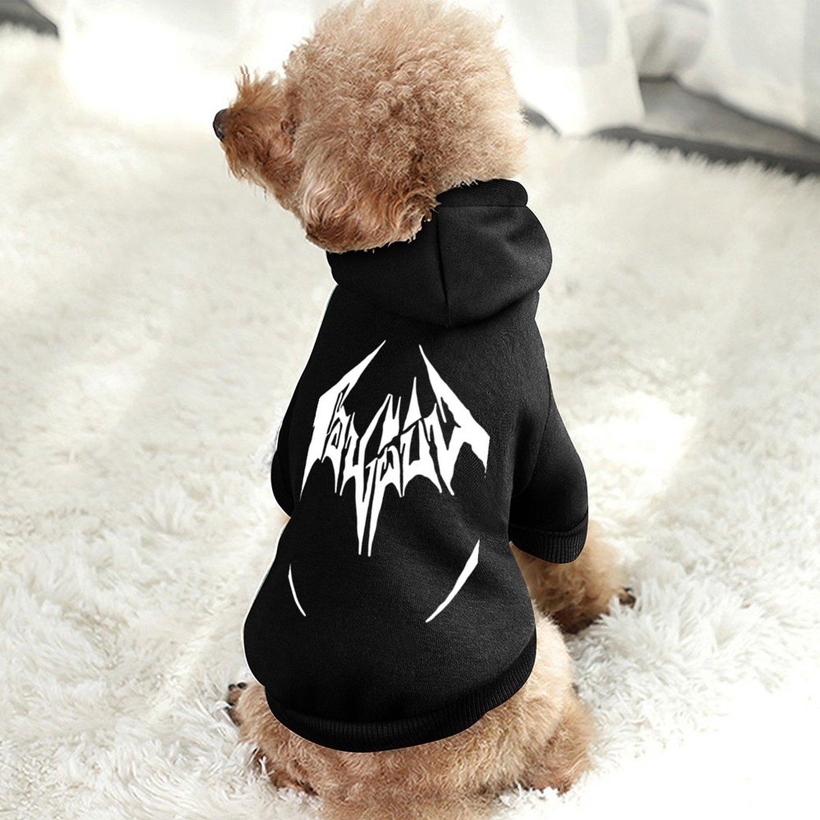 Fashion Dog Hoodie Breathable Hoodie Fall/Winter Walking Dog's Hooded Sweatshirt Cartoon Print Warm Designer Wear