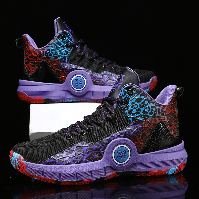 Children Basketball Shoes Original Design 2023 New Indoor Field Training Sports Shoes Comfortable Boy Basketball Shoes for Kids Free shipping