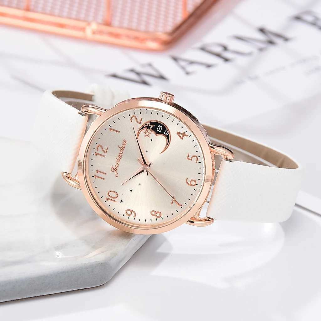 Womens leather strap quartz watch womens leather strap watch X241106