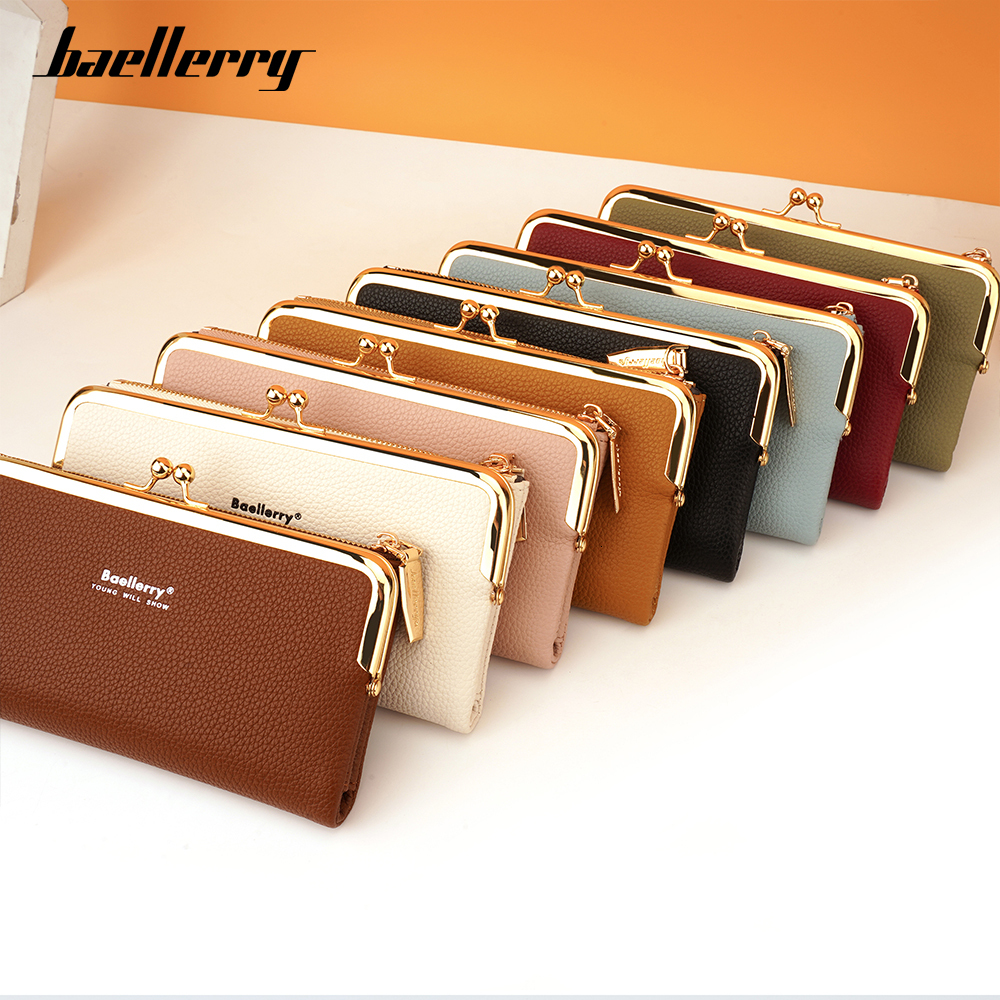 New Women's Wallet Large Capacity Zipper Coin Pocket Card Designer Wallet