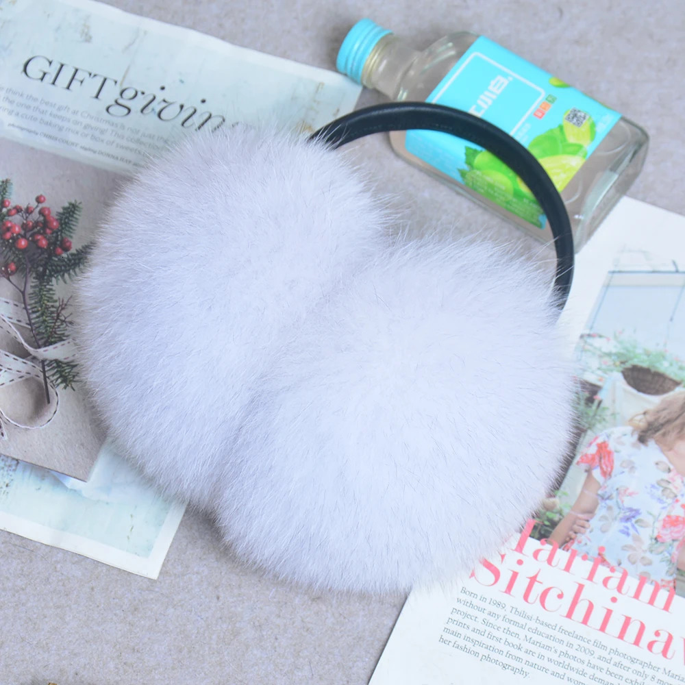 Winter Womens Warm True Fox Fur Earrings for Girls Large Natural Fox Fur Earrings Fashionable Womens Fur Earrings 241106