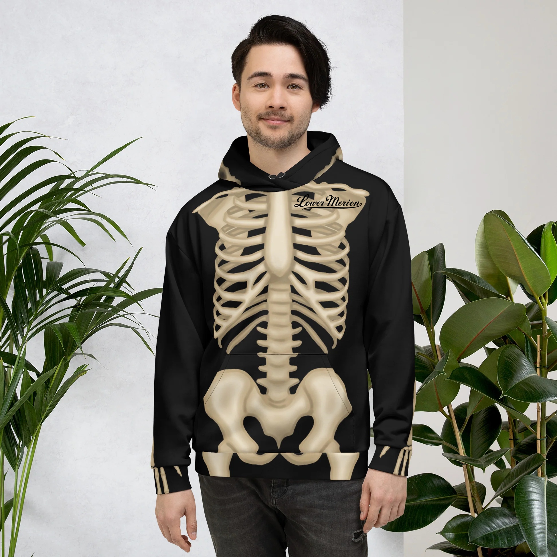 Skeleton Halloween Hoodie Sweatshirt customized cheap