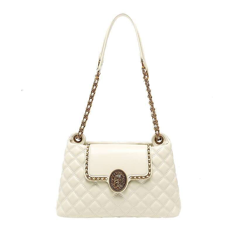 Designer Bag Brand Genuine Leather Chain Bag For Women In 2024, New Designer With A Sense Of Luxury, Large Capacity Underarm Shoulder Bag a5d