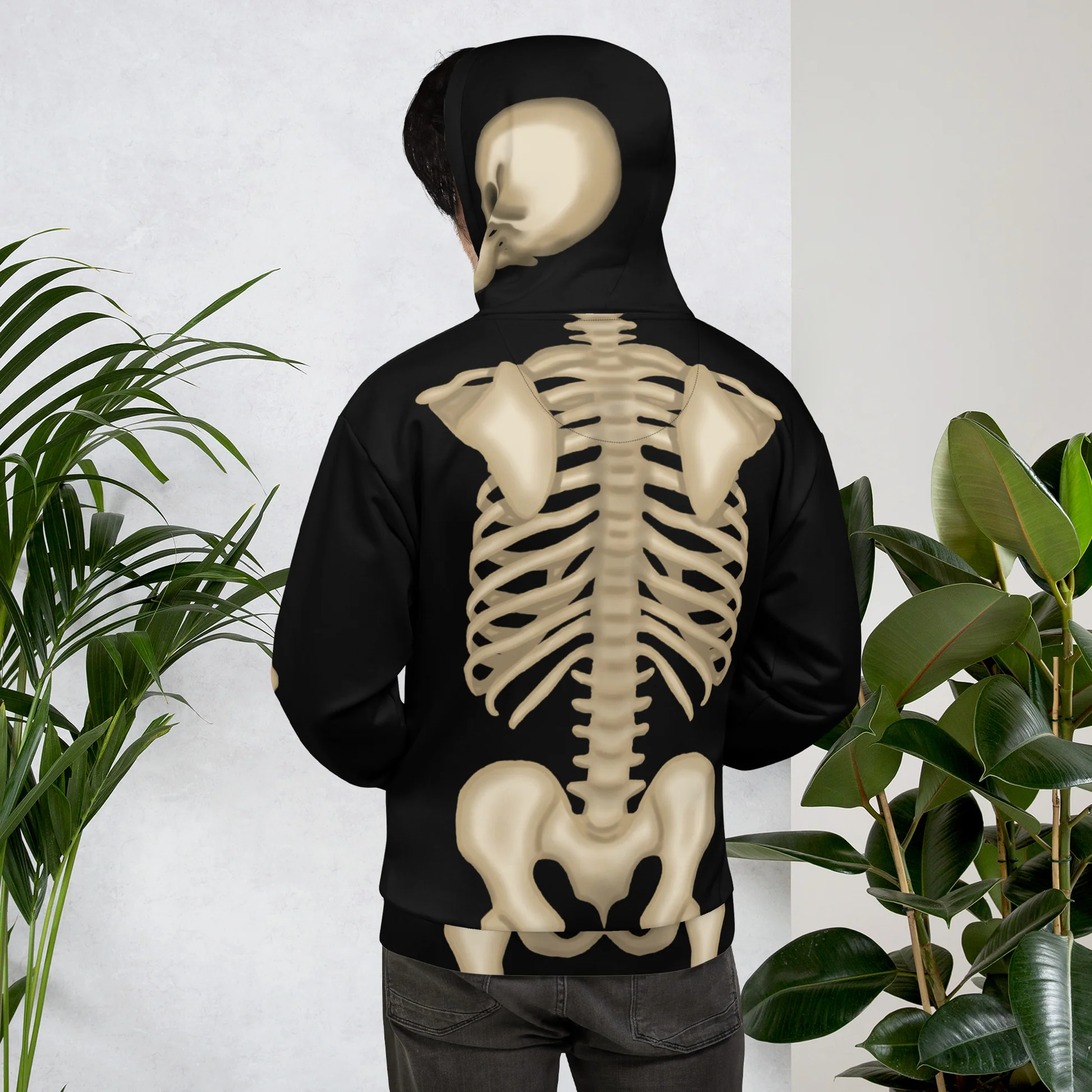 Skeleton Halloween Hoodie Sweatshirt customized cheap
