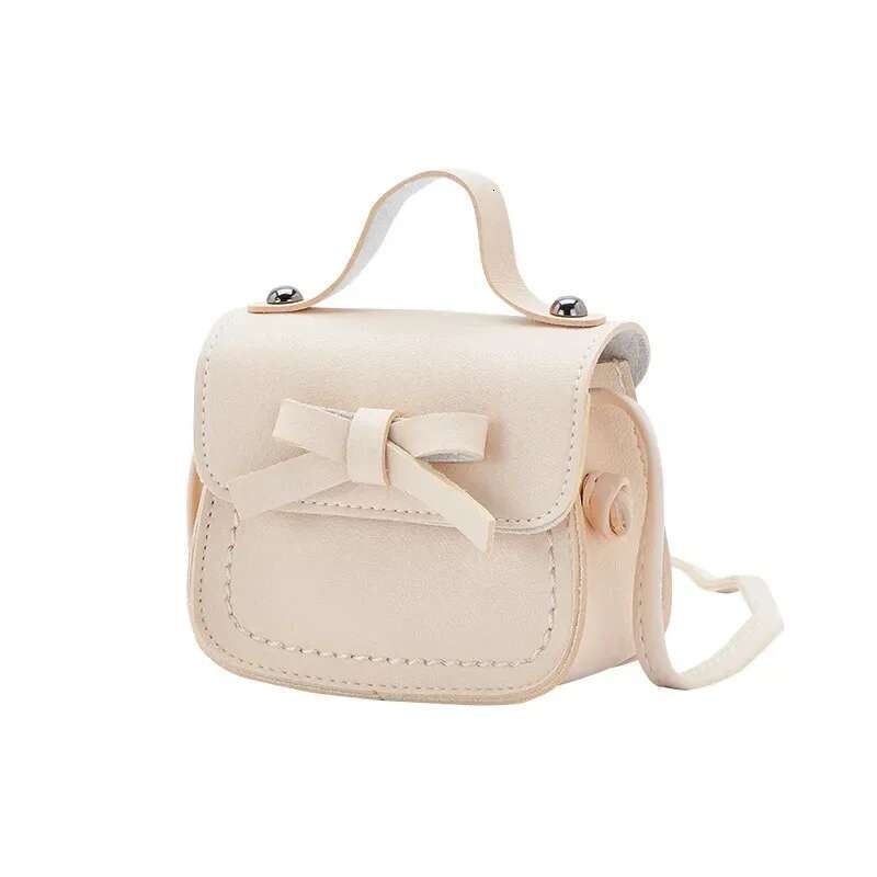 Designer Bag PU Leather Solid Princess Handbags Toddler Messenger Crossbody Bags Girls Princess Shoulder Bag Coin Purse