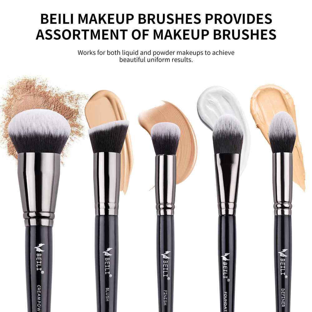 BEILI Brushes 25Pcs Makeup Set Cosmetic Foundation Brush Kit Eyeshadow Powder Blush Concealer Make Up Tool