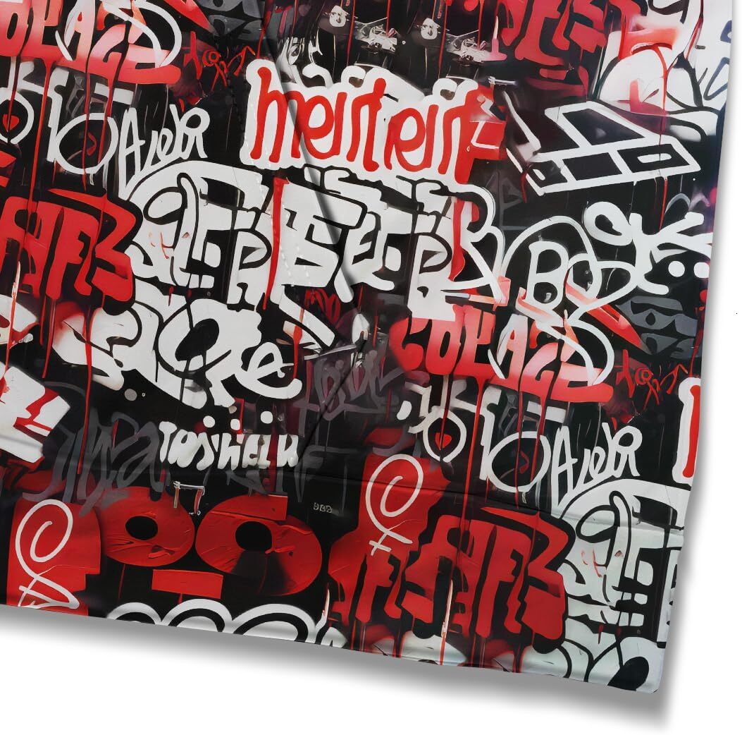 Hoodie for Mens Womens Mens Artist Street Letter Graffiti Markers 3D Printing Graffiti Graphic Graphic Hoodies sweatshirt Fashionable and Warm