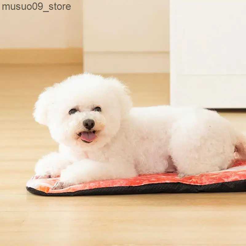 kennels pens Outdoor cat bed anti-skid pet mat foldable pet mat pet supplies indoor Flat noodles box bed dog cat L240910