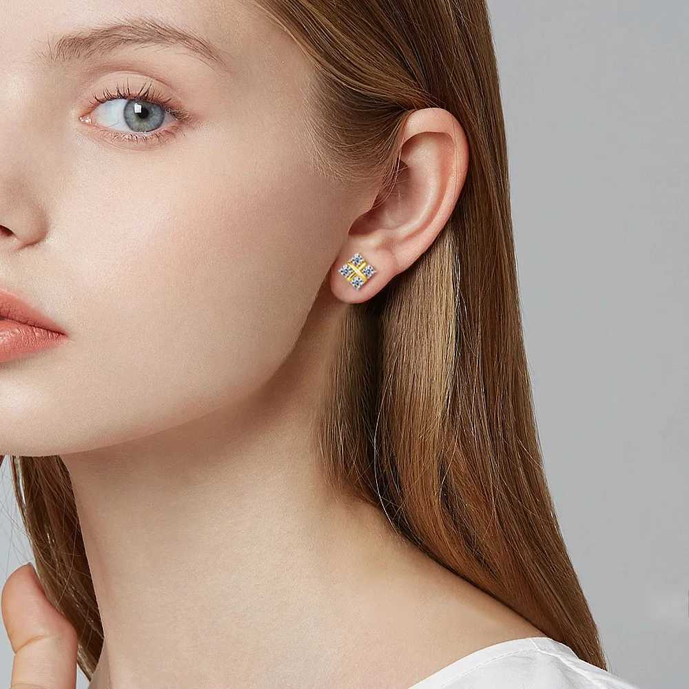 New trend 925 sterling silver jewelry set with high carbon diamond necklace earrings and rings perfect for wedding parties and exquisite jewelry gifts
