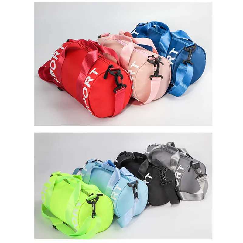 Sports Bags Travel Childrens Fitn Luggage Small Nylon Training Workout Packing Weekend Shoulder Bolsas For Kids Gym HandbagXJ241106