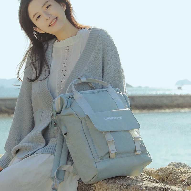 Women Backpack Nylon Waterproof Casual Shockproof 15 6 Inch Laptop Backpacks Mommy Bag Bookbags 241106