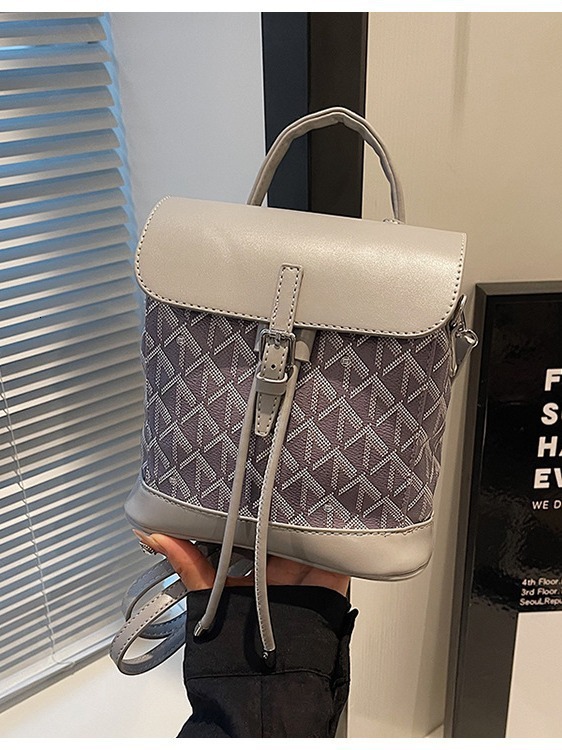 Women's Autumn New Collection Handbag Color Contrasting Backpack Fashion Versatile Crossbody Bag Designer Bags Handbags Women