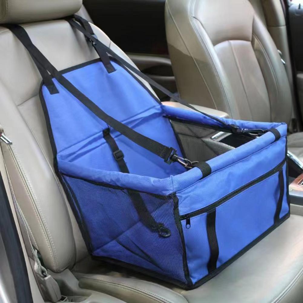 Portable Dog Car Seat Cover Folding Hammock Pet Carriers Bag Basket Carrying For Cats Stable Foldable Travel Pet Dog Car Seat