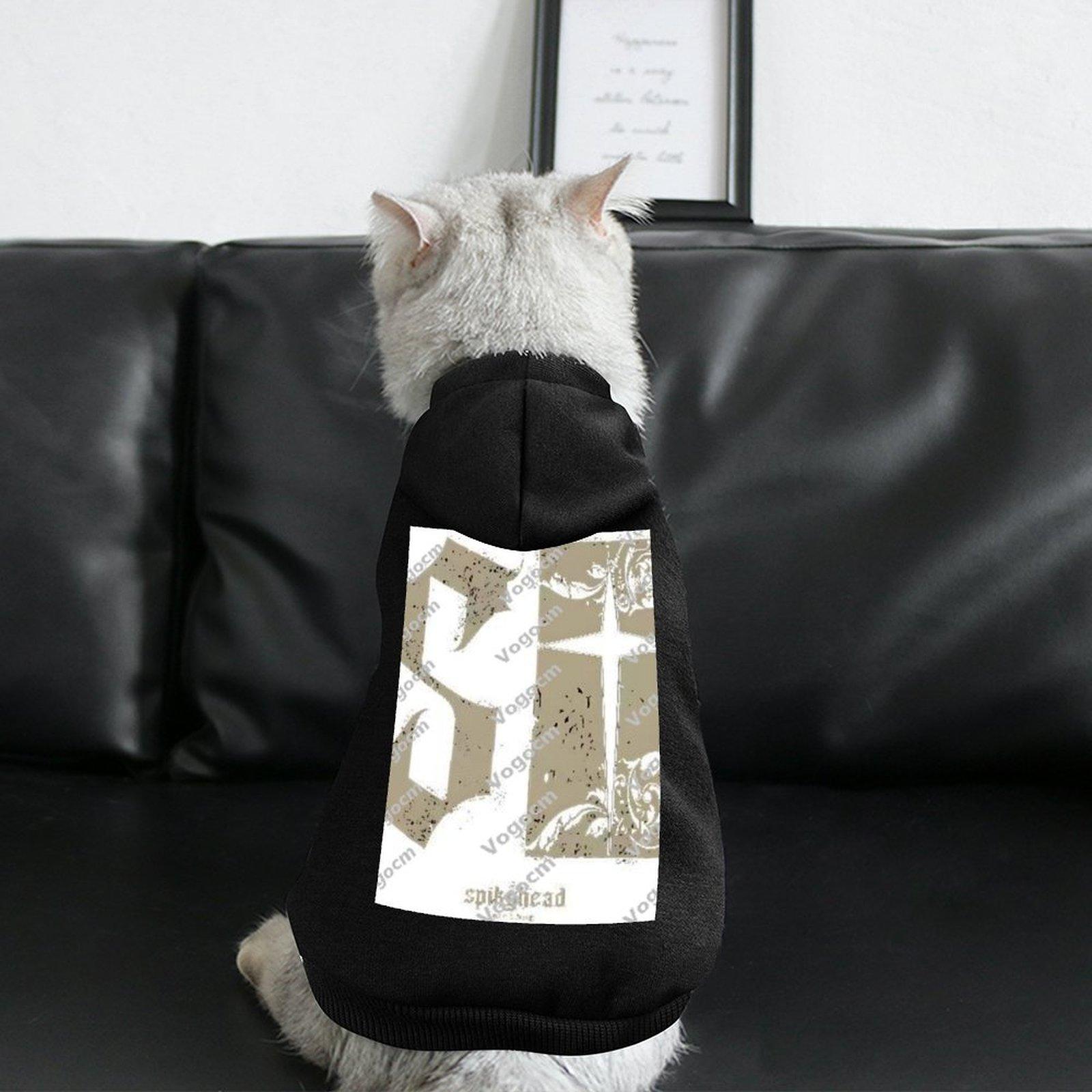 Fashion Casual Hoodie Dog Breathable Hooded Neck Fall/Winter Walking Hoodie for Pet Customized Oversized Print Micro Elastic Fabrics High Quality Wear
