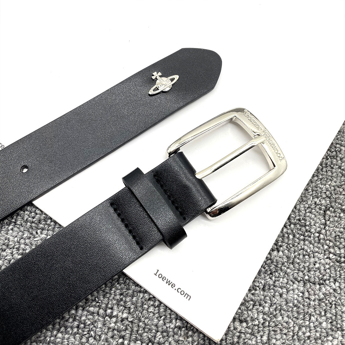 Designer the Empress Dowagers Classic Casual Saturn Belt Is Versatile and Highend for Both Men and Women with Decorative Skirts Denim Pa