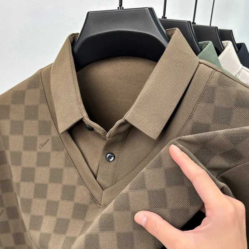 New mens casual fashion plaid print long Sved solid color Fe two-piece comfortable casual top W241106
