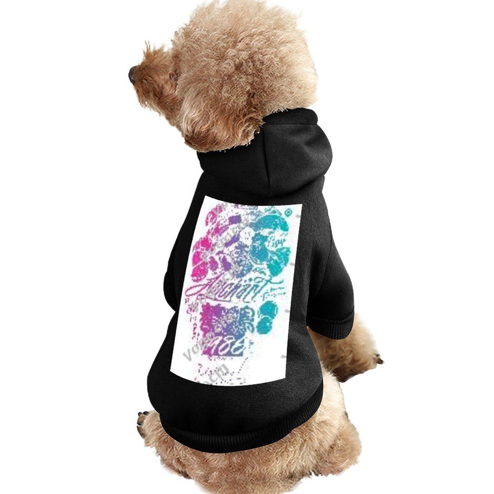 Classic Dog's Hooded Sweatshirt Breathable Hip Hop Trends Pet Hoodie Free DIY Anti-linting Free Shipping Pet Pullover Hoodie