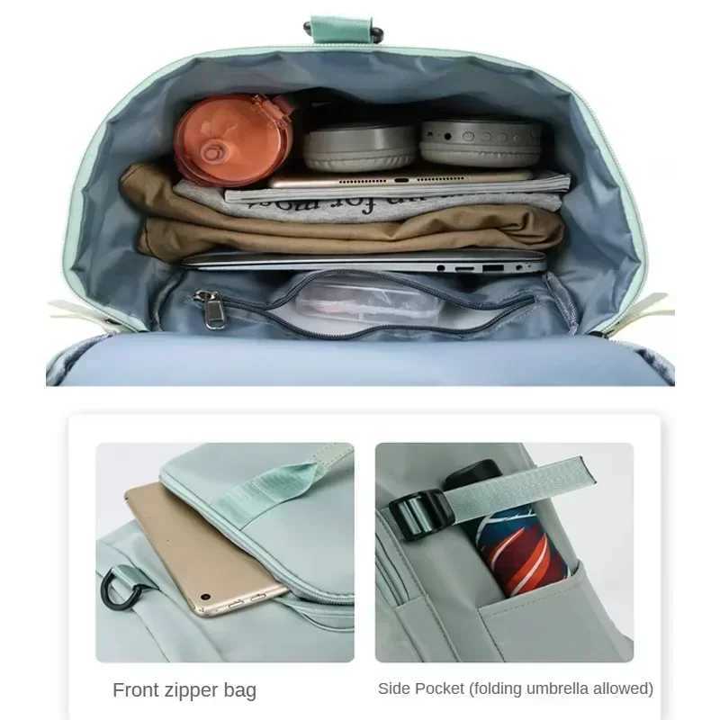 Gym Bags For Fitn Training Men Women Outdoor Travel Sport Bag Multifunction Dry Wet Separation BagsXJ241106