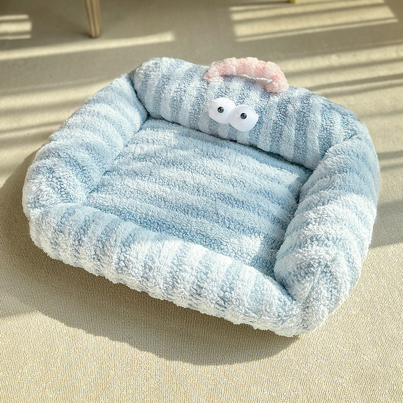 Dog Nest Winter Warm Pet Sofa Small Dog Dog Sleep Cushion Soft Cushion Winter Dog Bed Net Red Cat Nest 277