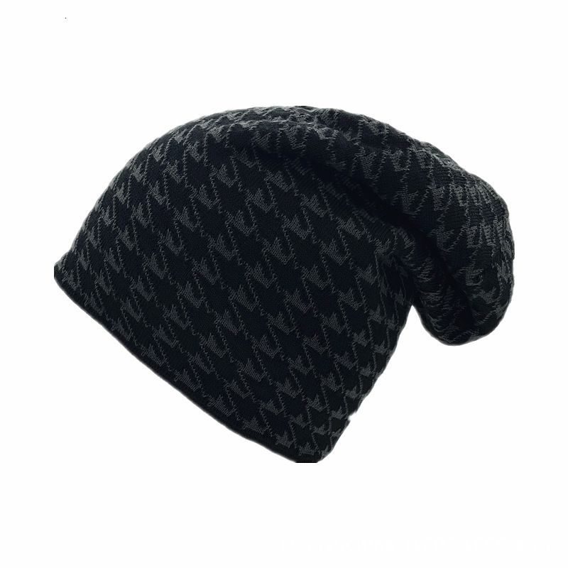 High quality design,Autumn/Winter New Men's Women's Checkered Velvet Knitted Light Plate Hoodie Riding Cold proof and Warm Hat