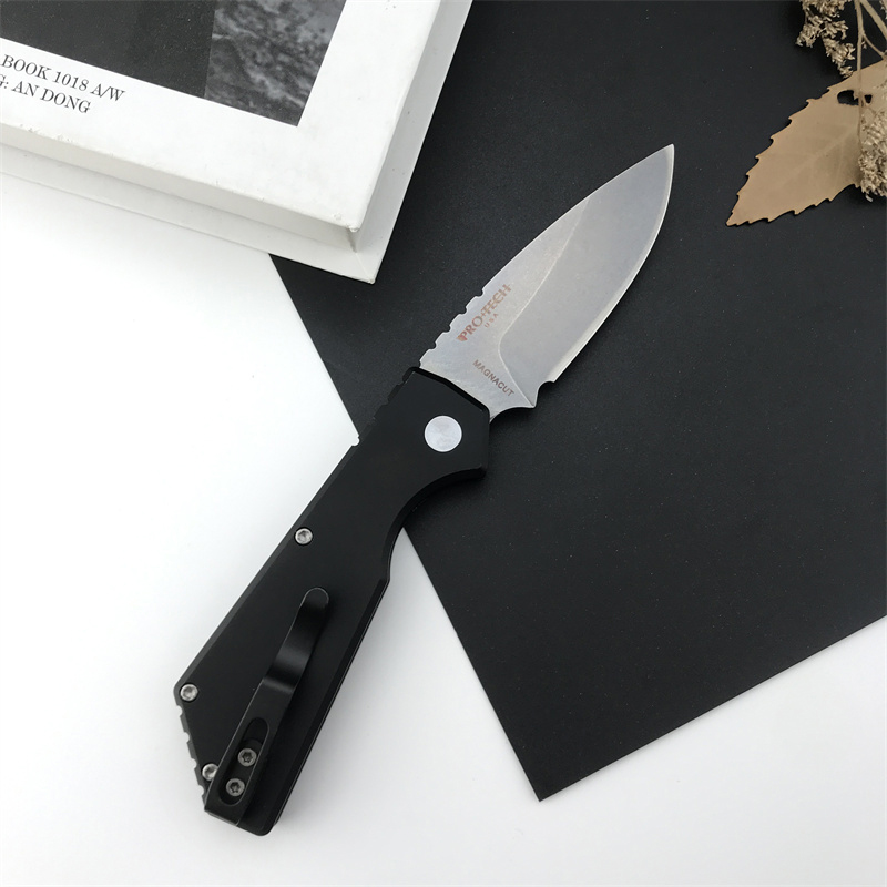 NEW Pro/Tech Strider PT201 Assisted Folding Stonewashed Drop Point Blade Aluminum Handles Easy To Carry Outdoor Hunting Hiking Pocket Knife 3407 920 5