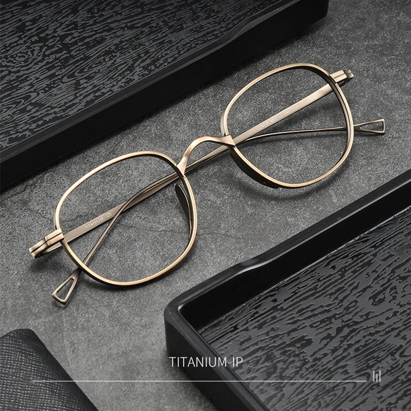 Japan Style Pure Retro Glasses Women Men Frame Ultra light Eyewear 241105