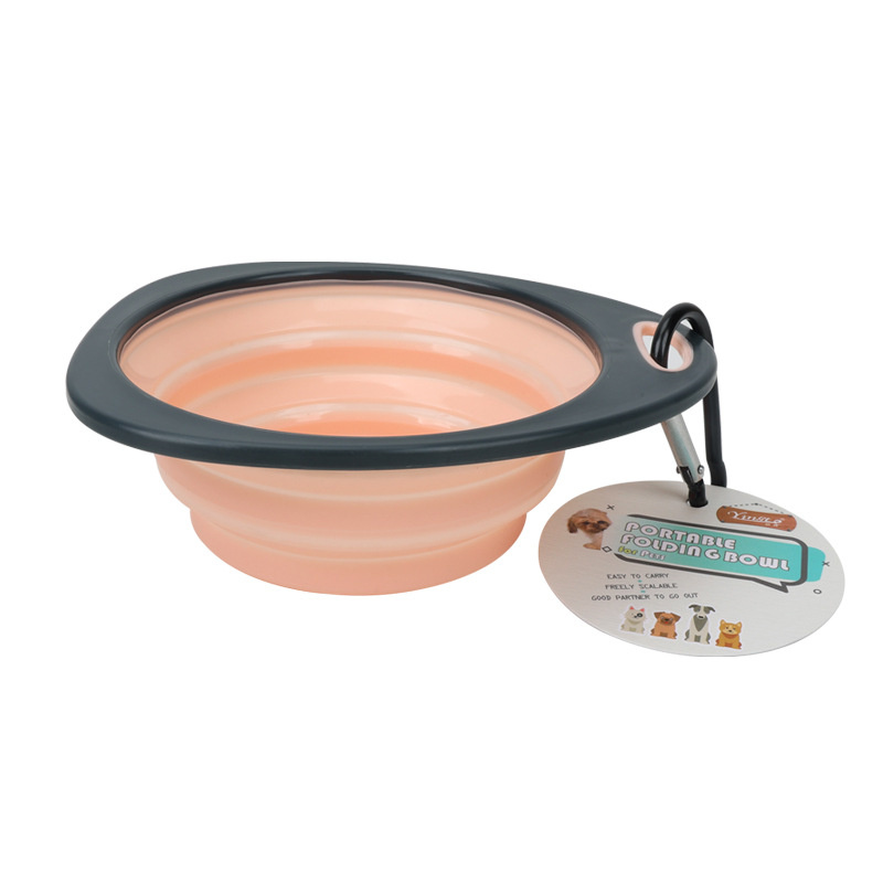 Dog Bowl Pet Collapsible Bowls for Cats Dogs Portable Pet Feeding Watering Dish for Walking Parking Traveling