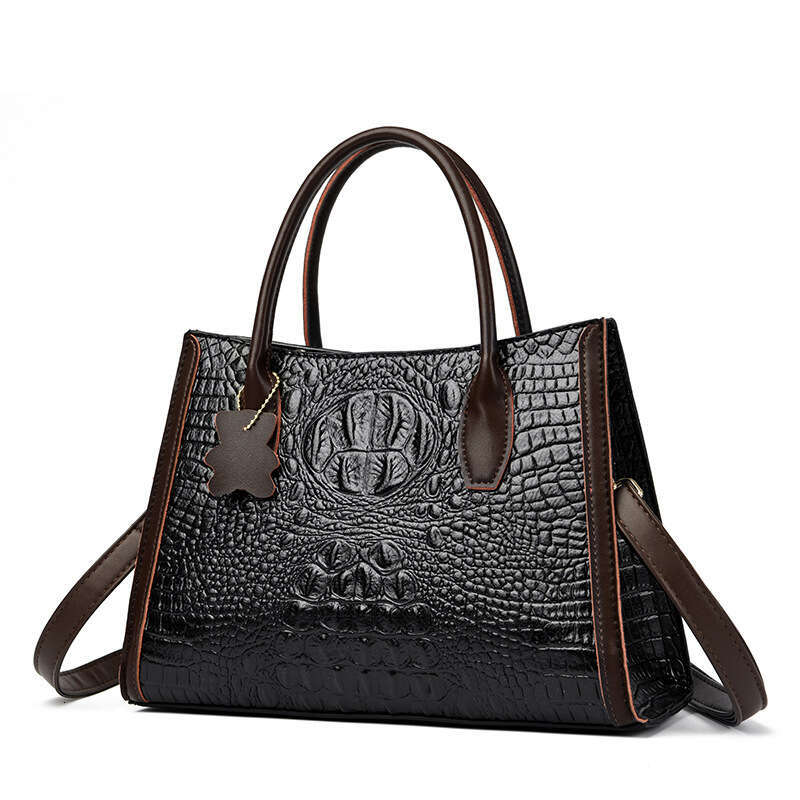 OLOEY Tote Large Capacity Women's 2024 New Crocodile Pattern Bag High Quality Handbag
