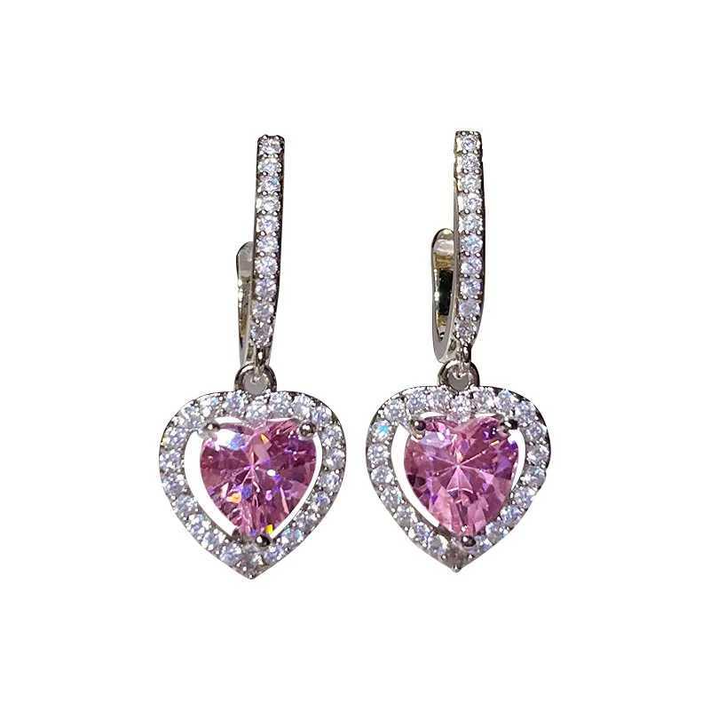 Classic zircon earrings suitable for warm ladies gentle and trendy Fl rhinestone earrings wedding party jewelry gifts X241106