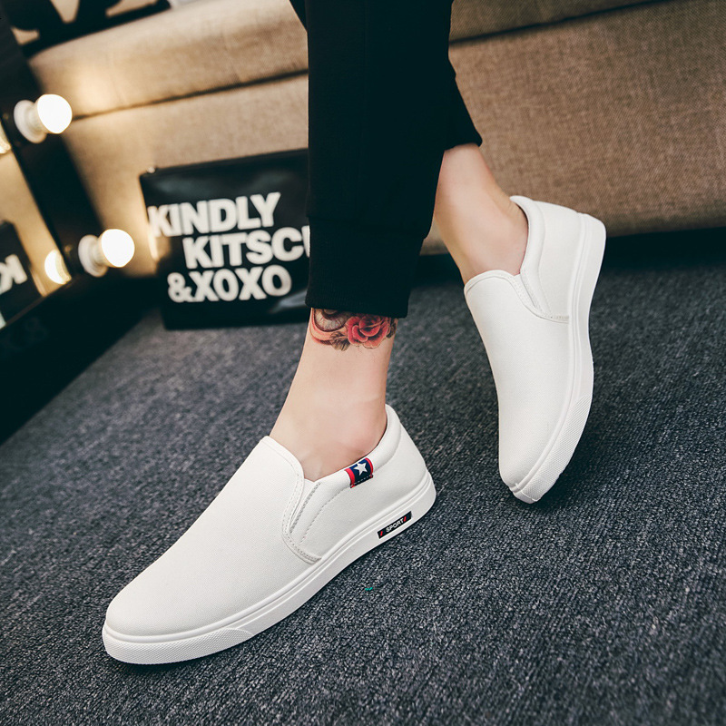 Summer Breathable Canvas Old Beijing Cloth Men's Casual Board Sports Lazy Kicks Versatile Trendy Shoes