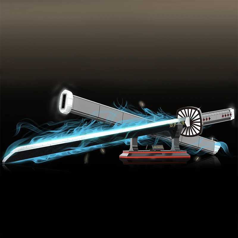 Blocks 759 pieces of anime demon killer Kamado Tanjirou ninja knife blade sword building blocks Katana weapons building blocks childrens toys adult gi
