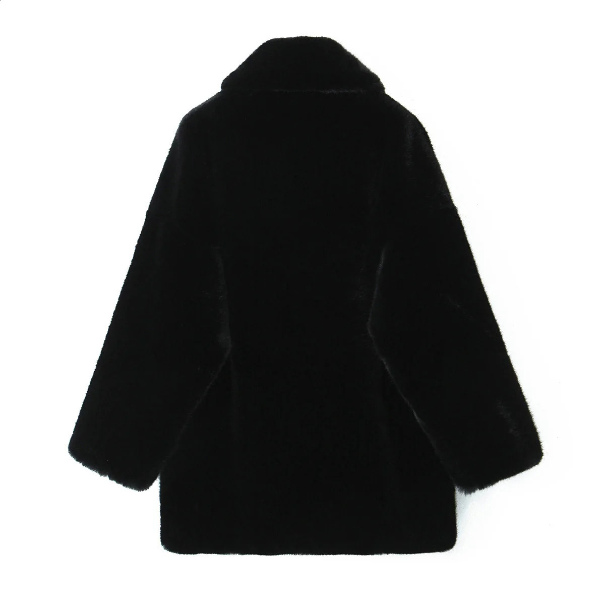 European and American style winter temperament versatile artificial fur effect coat jacket 241104
