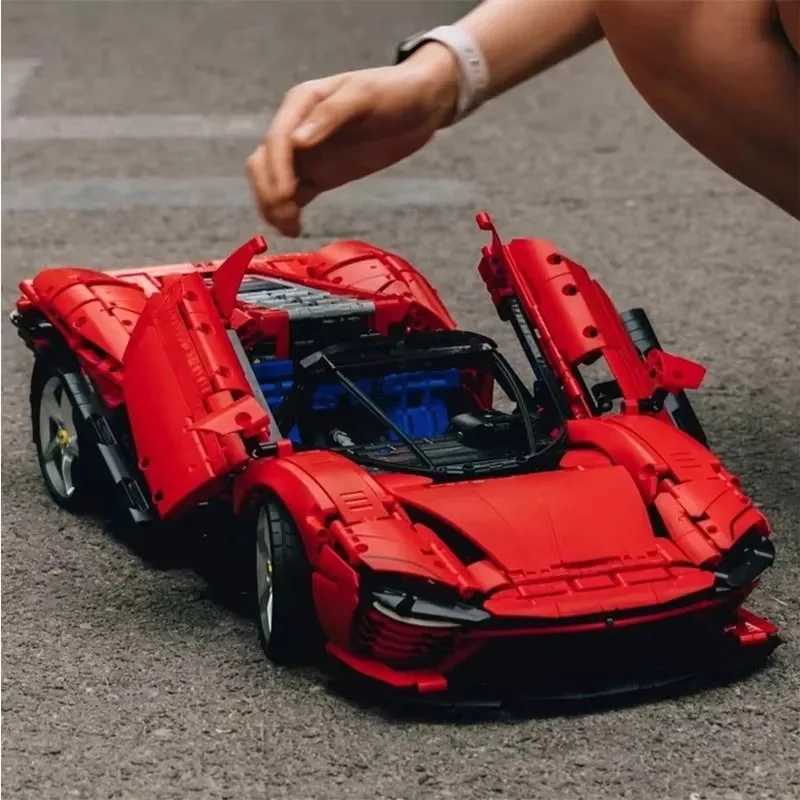 Blocks 3778 MOC car building blocks supercar models childrens and adult birthday gifts in stock compatible with 42143Y241106UVJE
