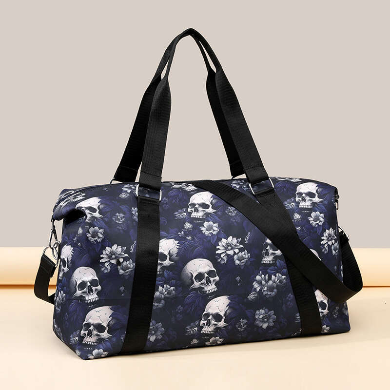 Designer Bag Oxford Cloth Oversized Skeleton Clothing Travel Bag Travel Set Pull Rod Bag Short Business Trip Bag Maternity Bag