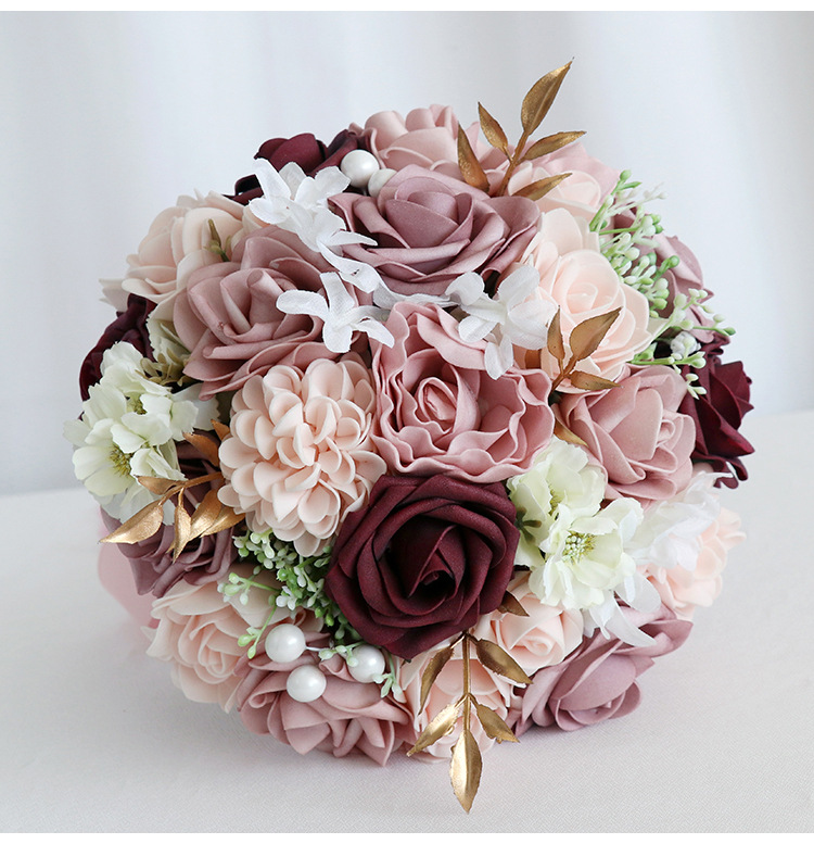 Pink Bridal Bouquets New Arrival Blush Wedding Flowers 2 Styles for Choice