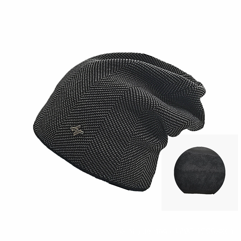 High quality design, men and women Knitted hat with thermal cold sleeve cap, neutral plush elastic cap