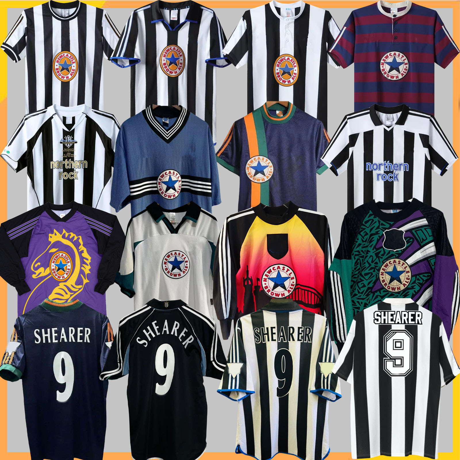 SOCCER jerseys 94 95 96 97 98 99 00 01 04 05 06 SHEARER Retro HAMANN SHEARER PINAS BARNES 1984 95 1997 OWEN classic FOOTBALL SHIRTS COLE