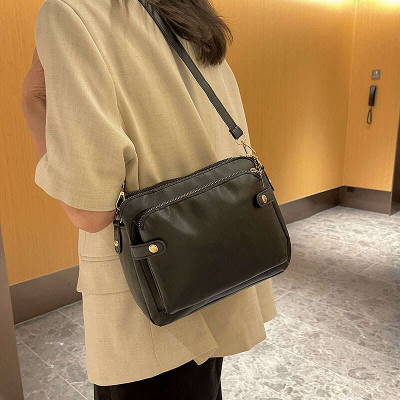 Designer Bag Retro Soft PU Leather Solid Shoulder Bags Luxury Multi-Layer Crossbody Bag Messenger Pouch Purse Wallet Decor