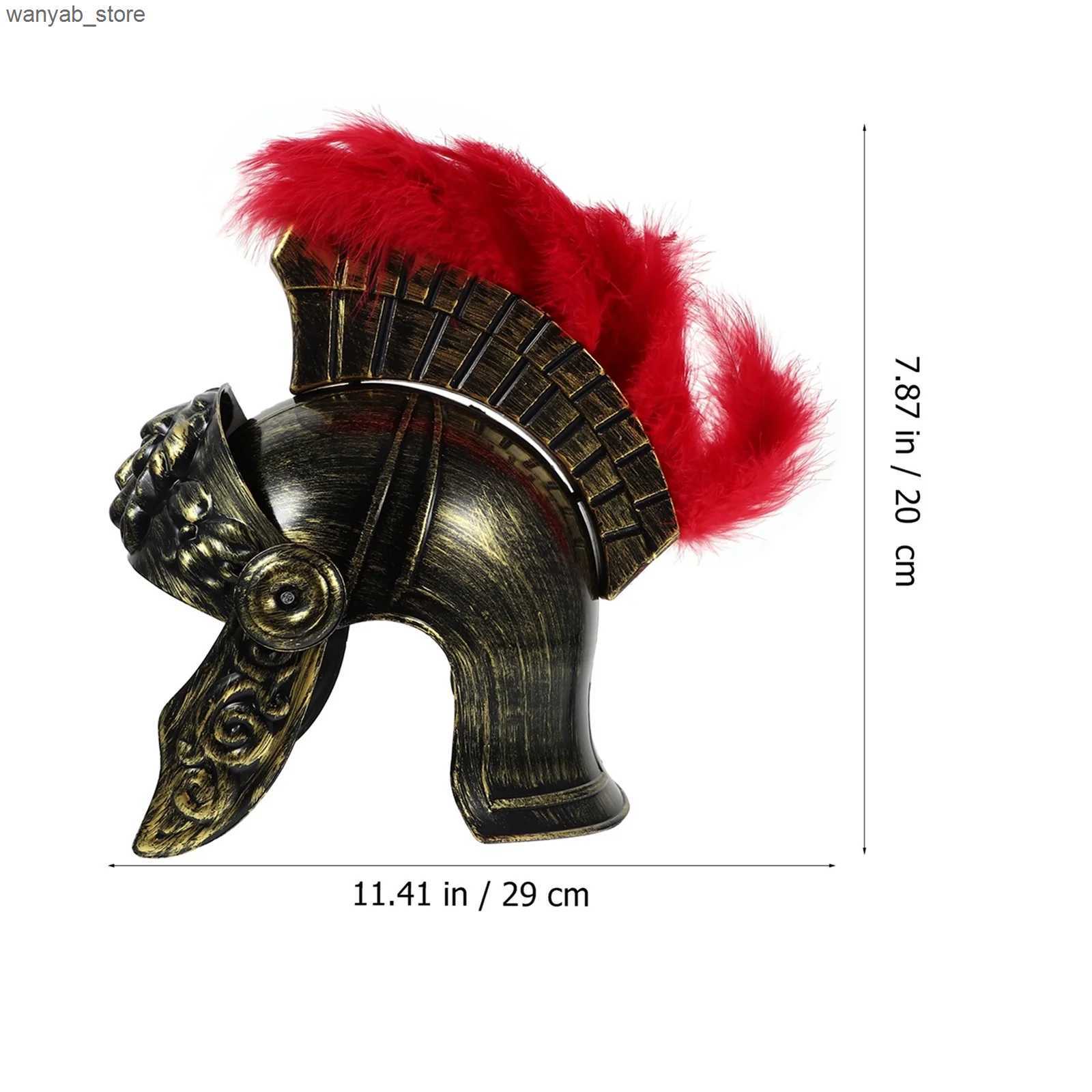 Wide Brim Hats Bucket Hats Roman Soldier Prop Carnival Costume Props Costume Hat for Christmas Halloween Cosplay Party Samurai L240910