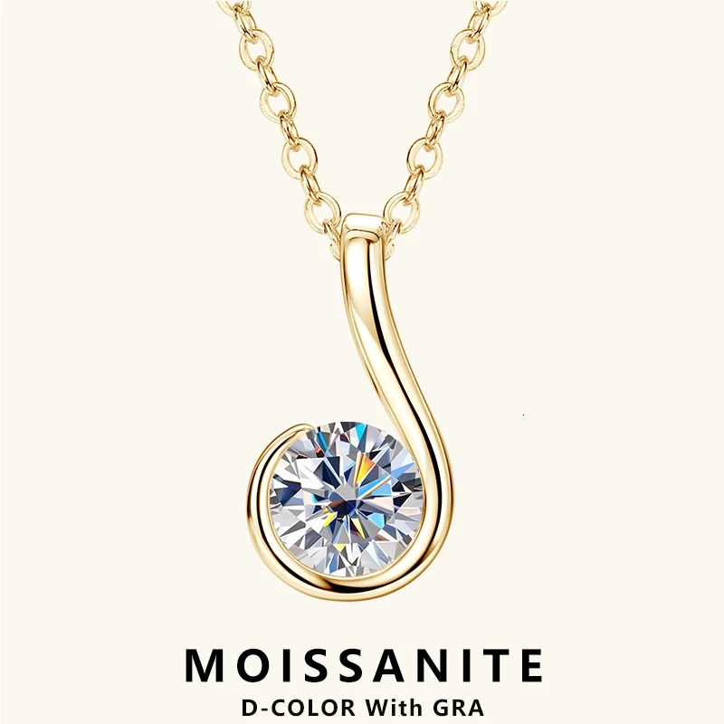 Ngy necklace Mujer 6.5mm necklace 925 sterling silver teardrop pendant necklace suitable for womens exquisite jewelry gifts 241106