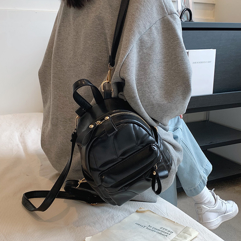 Bag Classic Designer Fashion 10a Top Nikiduncks Woman Bags Mini Backpack Womens Threedimensional Small Soft Leather Casual Versatile S