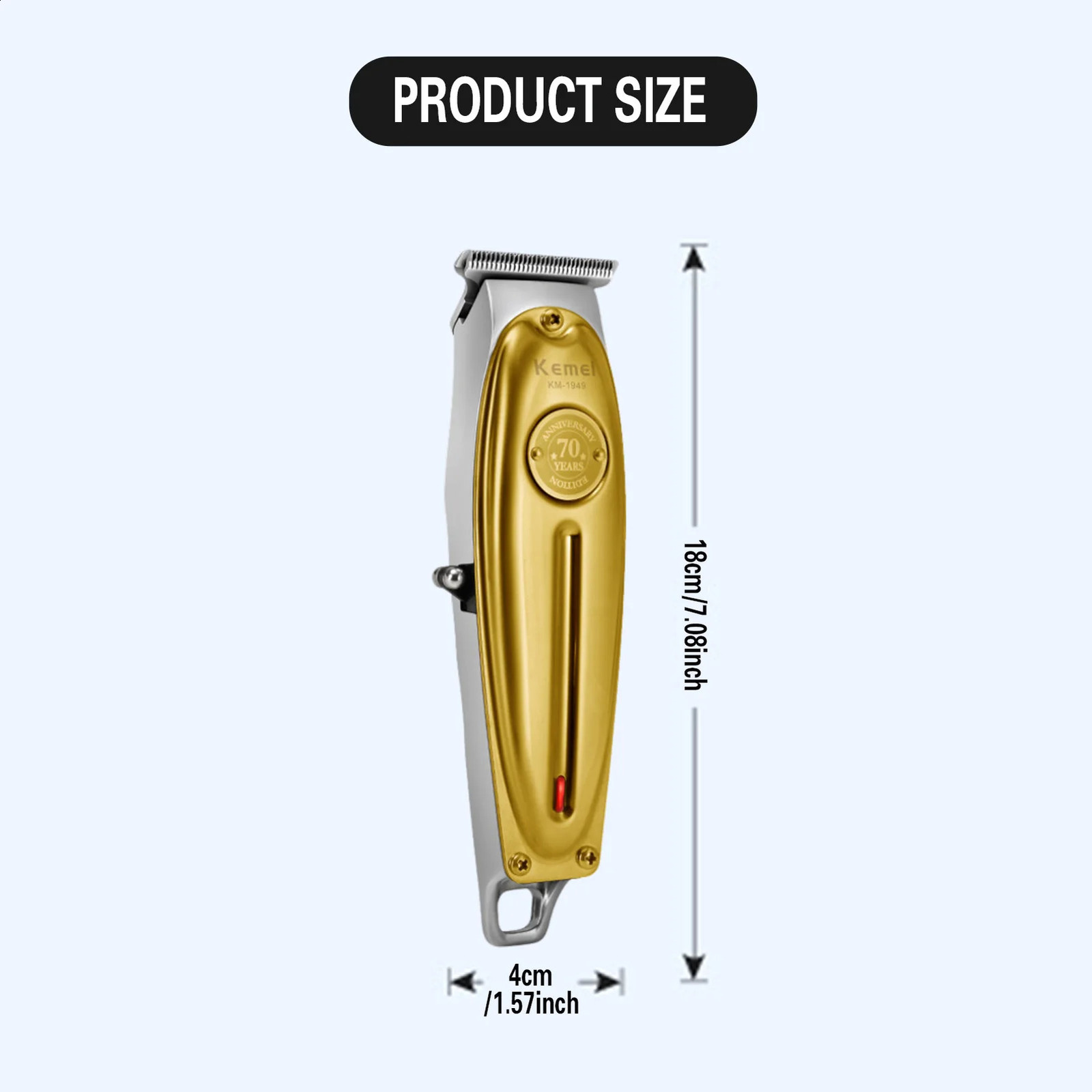 Professional barber with rechargeable precision steel blade hairstylist suitable for hairstylists in hair salons or families 241105