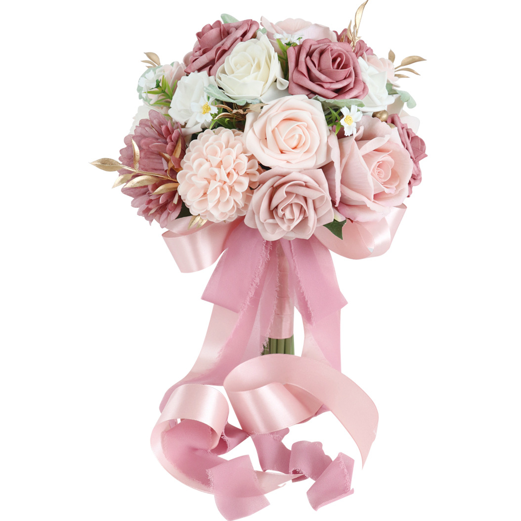 Pink Bridal Bouquets New Arrival Blush Wedding Flowers 2 Styles for Choice